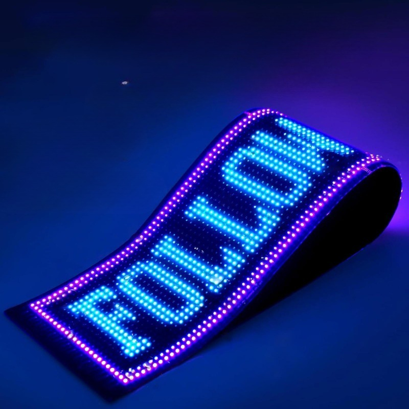 Diy Electronics Stores - Flexible Display Electronic Billboard Store Advertising