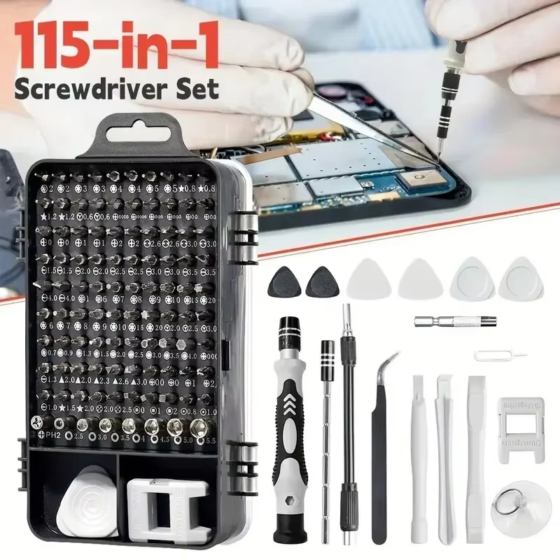 Diy Electronics Com - 115-in-1 Precision Screwdriver Set with Magnetic