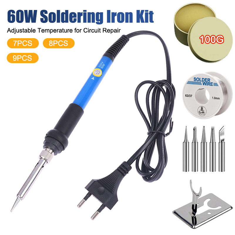 Adjustable Temp 220V 60W Elect - огляд і ціна Diy Electronics Hobby