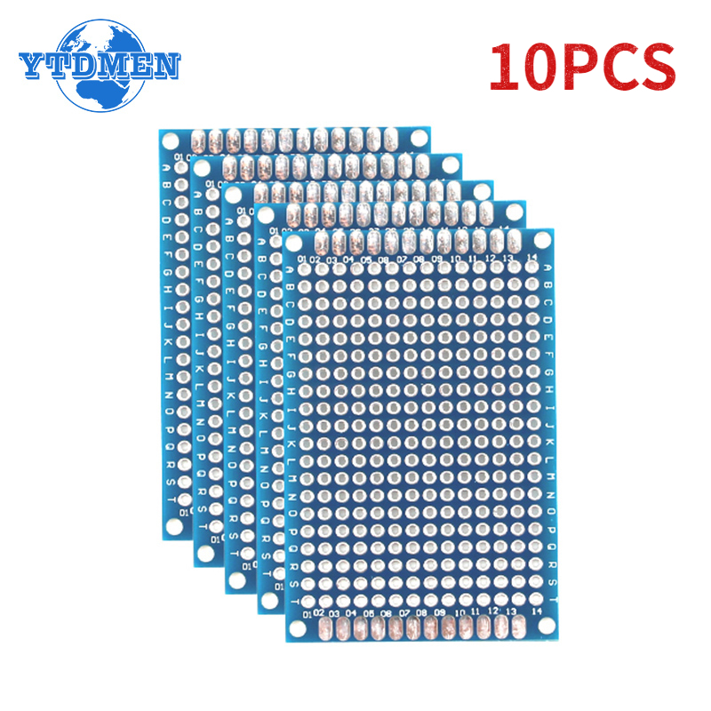 10PCS 4x6cm Double Side PCB Bo - огляд і ціна Diy Electronics Com