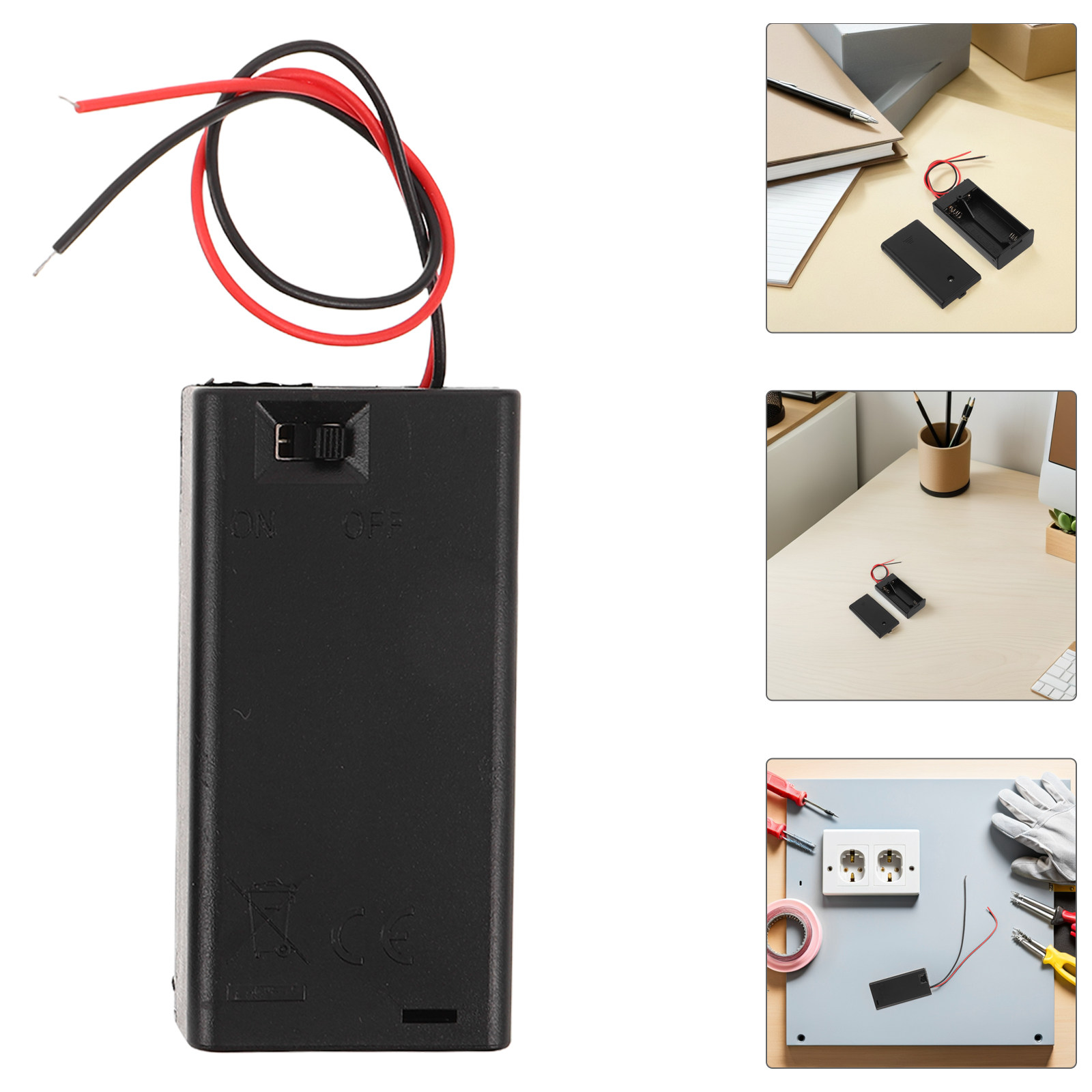 10Pcs Aa Battery Holder Case W - огляд і ціна Useful Diy Electronics Projects
