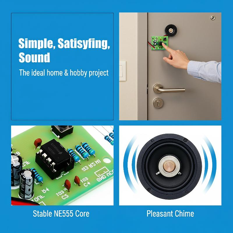 NE555 Doorbell DIY Soldering P - огляд і ціна Useful Diy Electronics Projects
