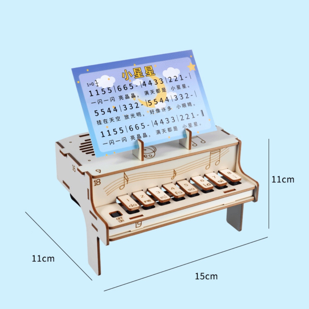 DIY Wooden Electronic Piano Mo - огляд і ціна Diy Electronics Com